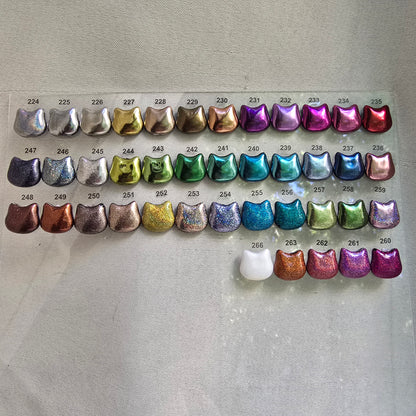 Chrome/pigments (pieds)